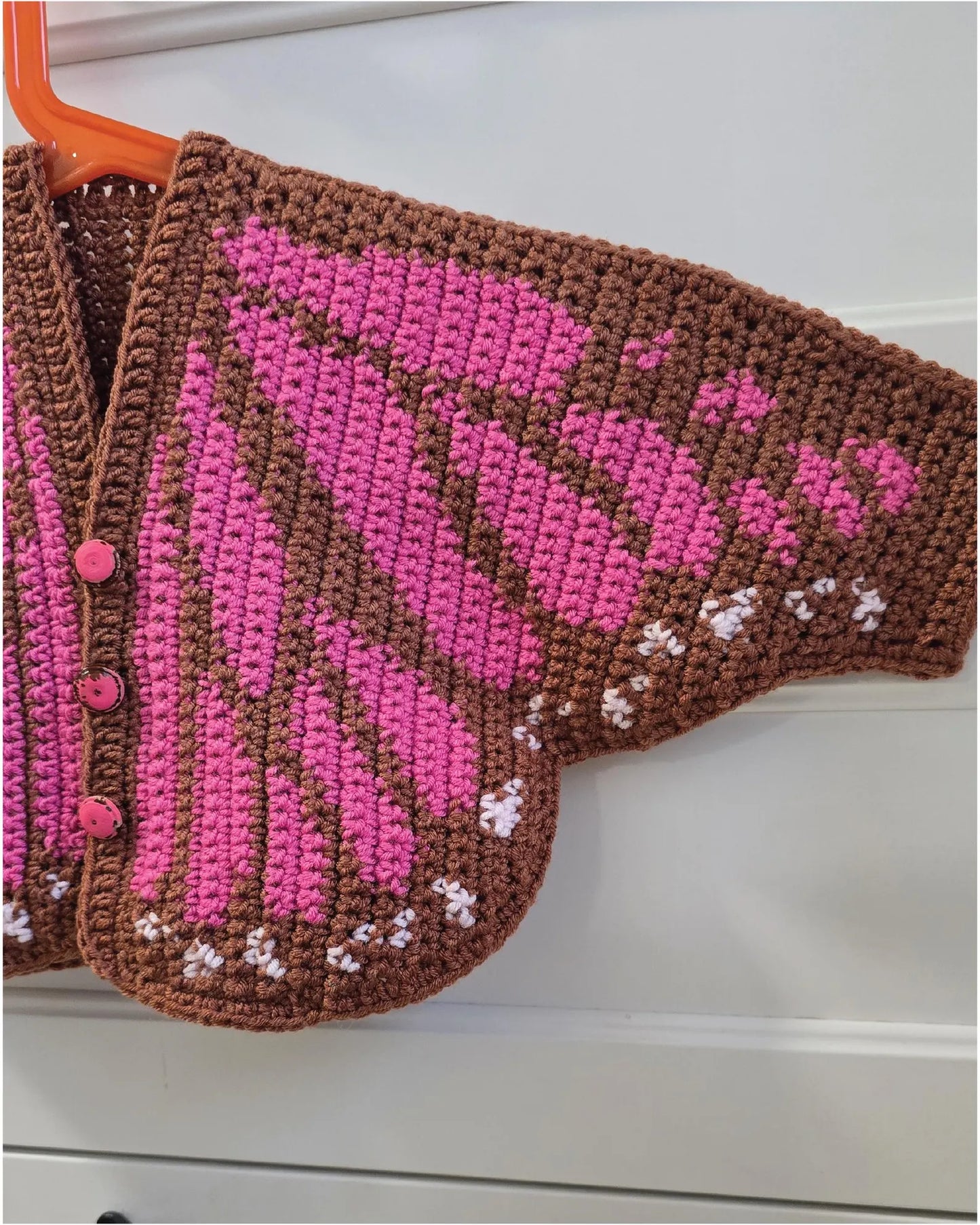 🦋 Butterfly Crochet Cardigan – Kids Pattern (0–14Y PDF) 🧶✨