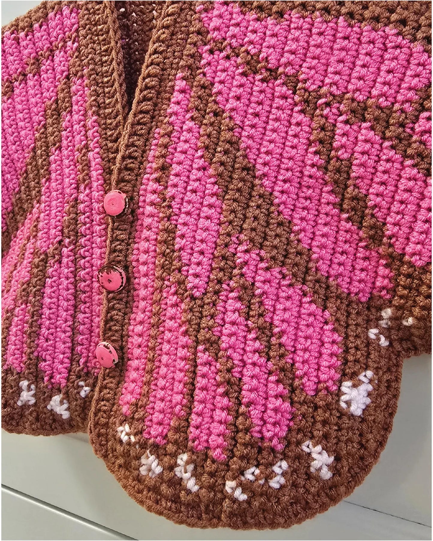 🦋 Butterfly Crochet Cardigan – Kids Pattern (0–14Y PDF) 🧶✨