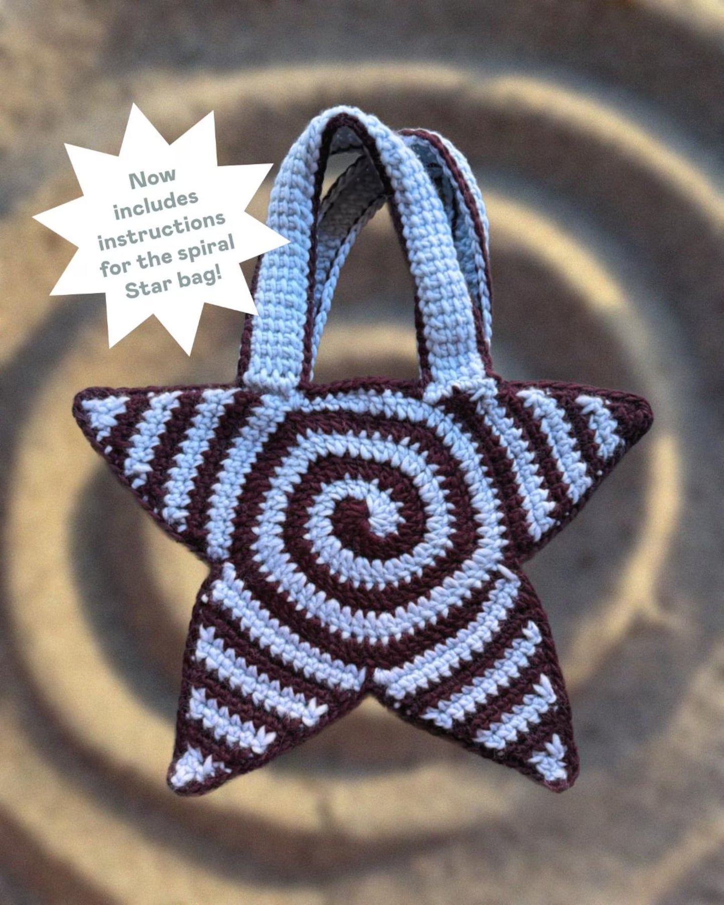 ⭐ Star Crochet Bag Pattern – Easy Beginner Tote ✨