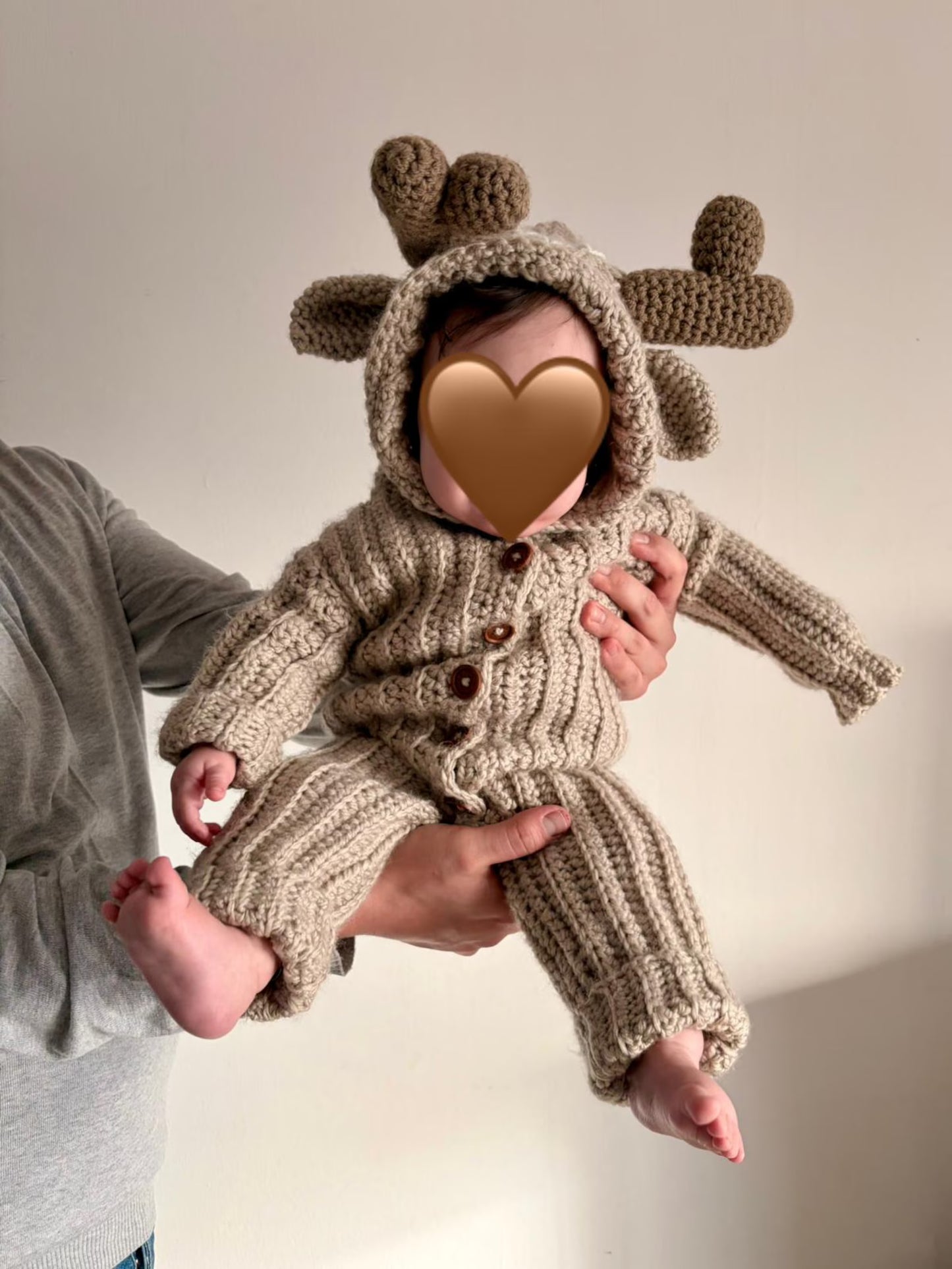 Woodland All-in-One Suit Crochet Pattern PDF