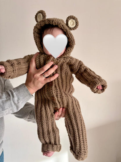 Woodland All-in-One Suit Crochet Pattern PDF