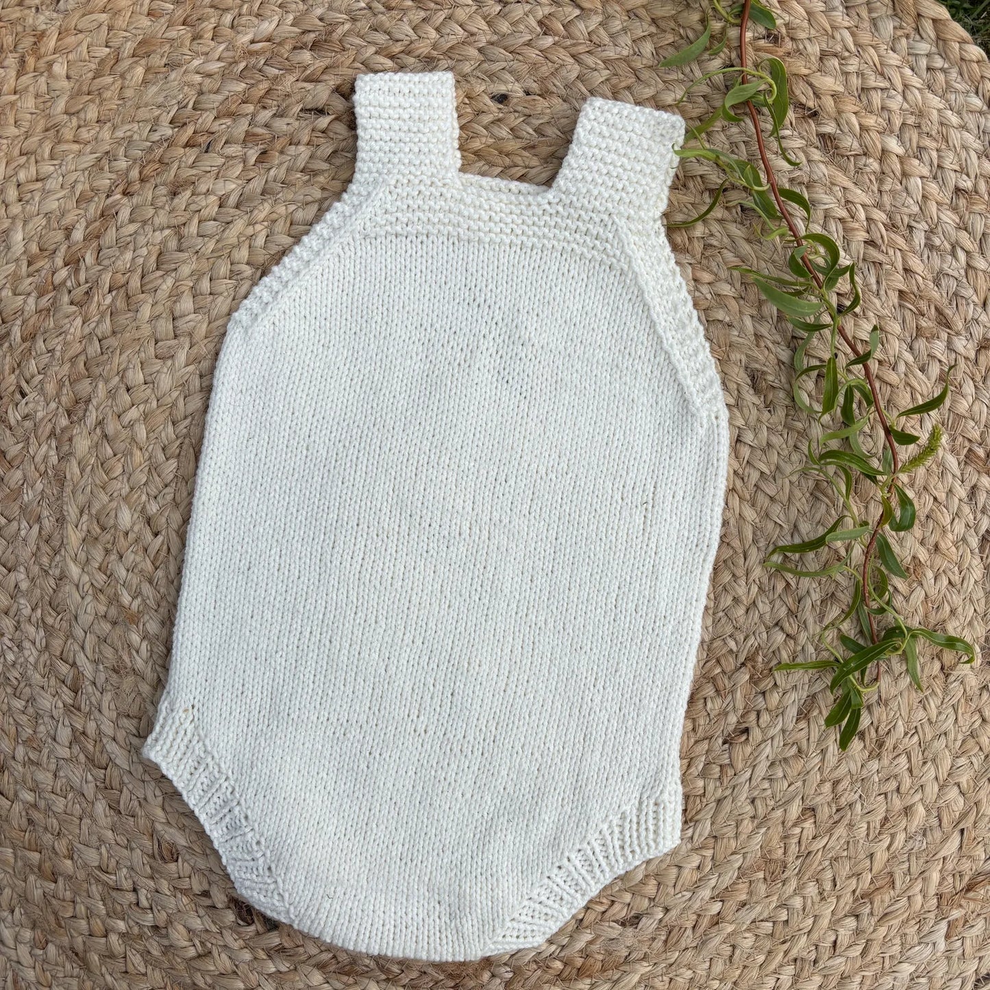 Aveline Baby Romper Knitting Pattern PDF