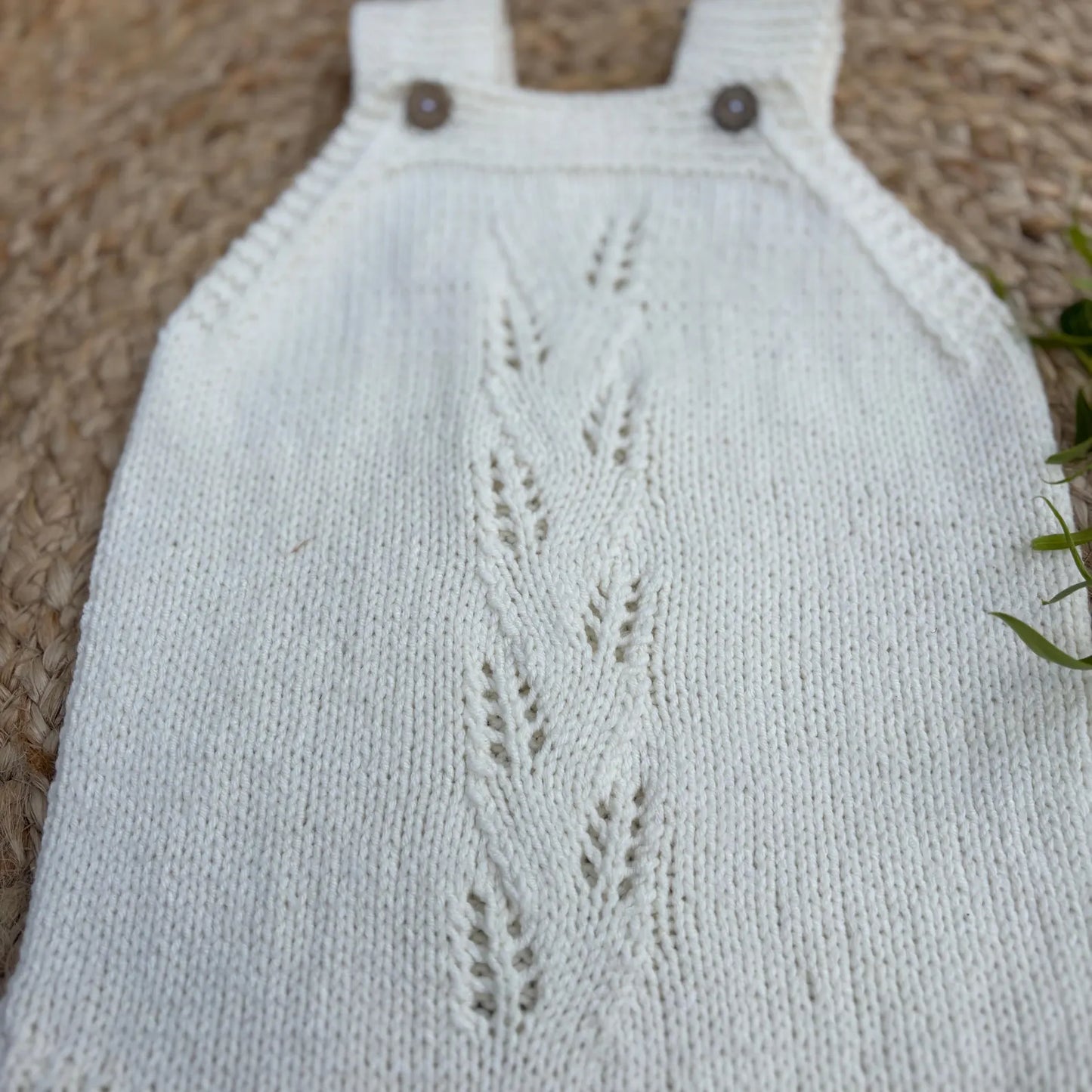Aveline Baby Romper Knitting Pattern PDF