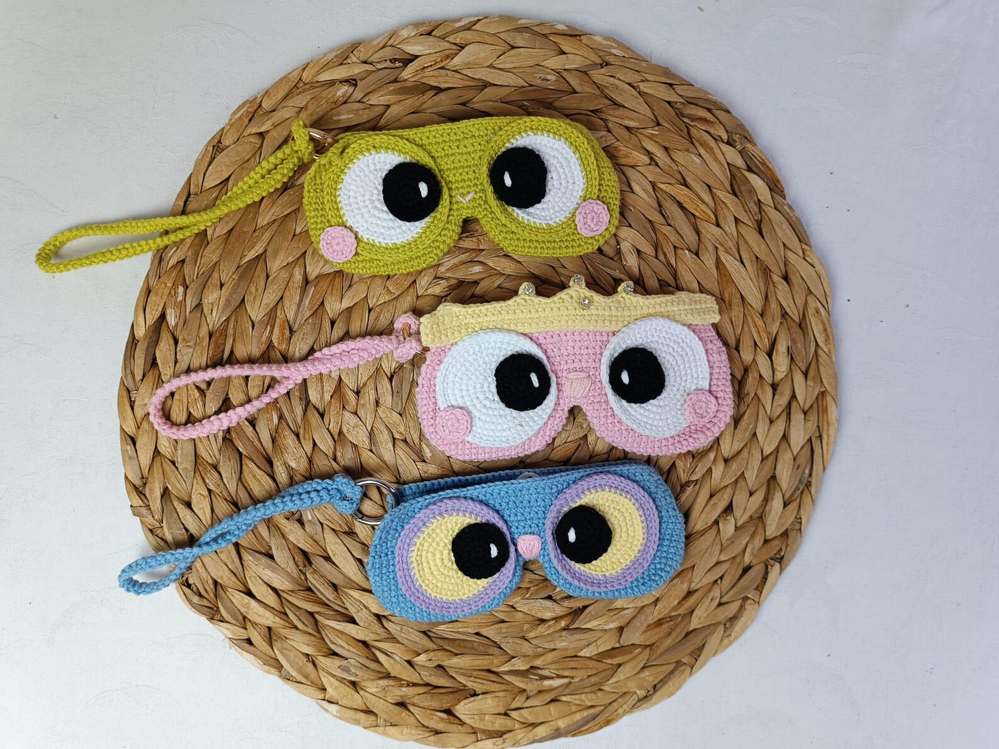 Kawaii Crochet Glasses Case Pattern PDF