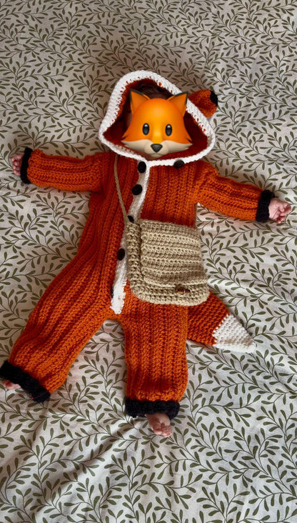 Woodland All-in-One Suit Crochet Pattern PDF