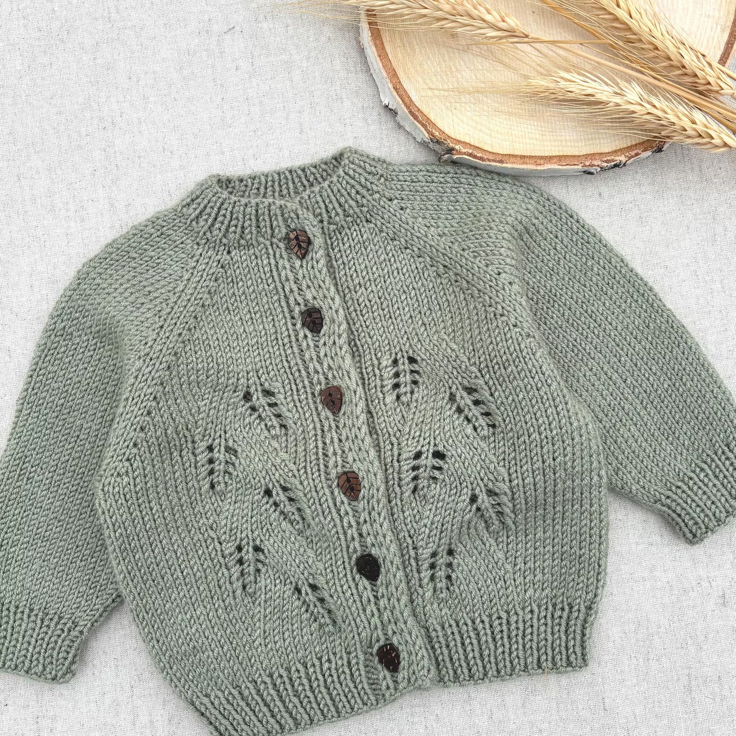 Aveline Baby Cardigan Knitting Pattern PDF
