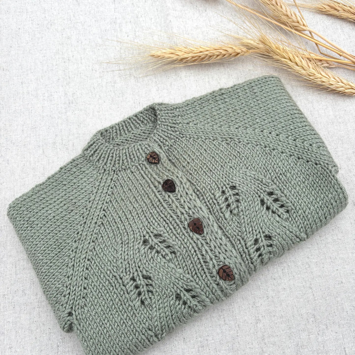 Aveline Baby Cardigan Knitting Pattern PDF