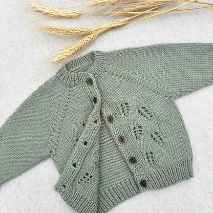 Aveline Baby Cardigan Knitting Pattern PDF
