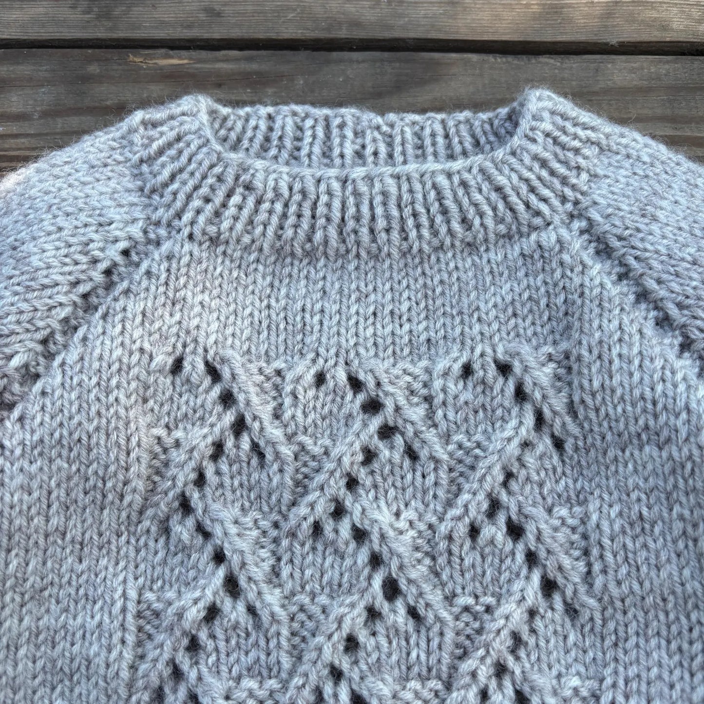 Frost Baby Sweater Knitting Pattern PDF