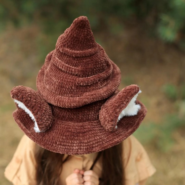 Magical Cat Witch Hat Crochet Pattern PDF