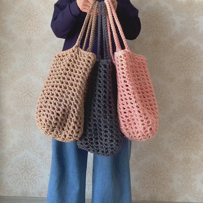 Breezy Mesh Market Tote Crochet Pattern