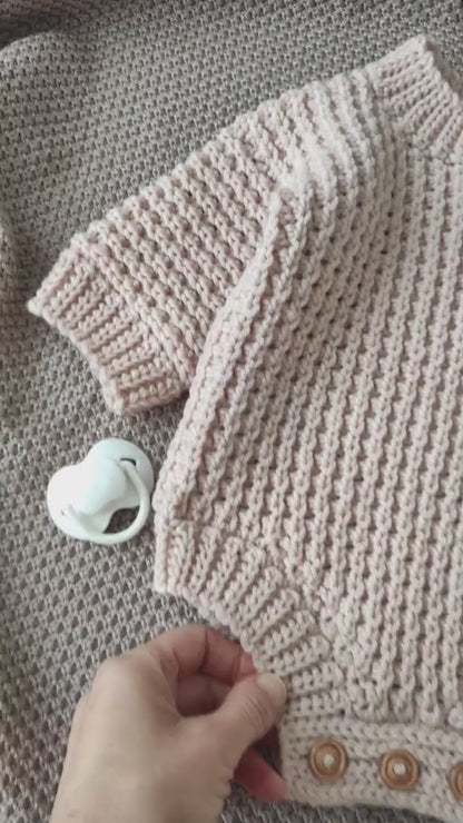 👶 Baby Romper Crochet Pattern 💖