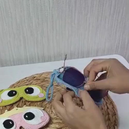 Kawaii Crochet Glasses Case Pattern PDF