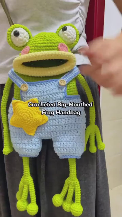 🐸 Frog Handbag Crochet Pattern PDF